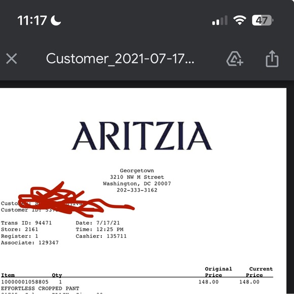 Aritzia Cropped Effortless Pants in Black - Picture 7 of 8